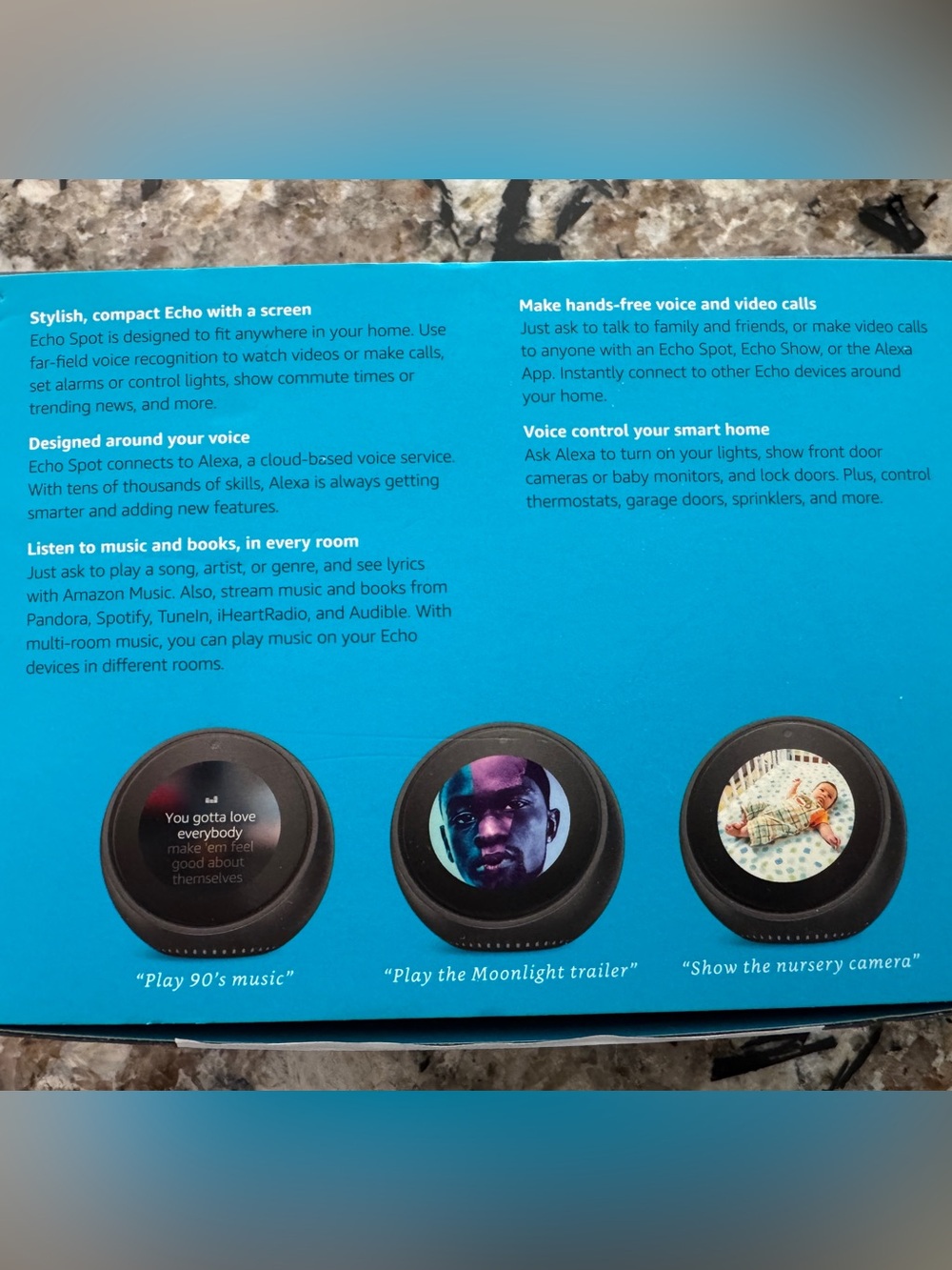 Amazon Echo Spot - Picture 4 of 5